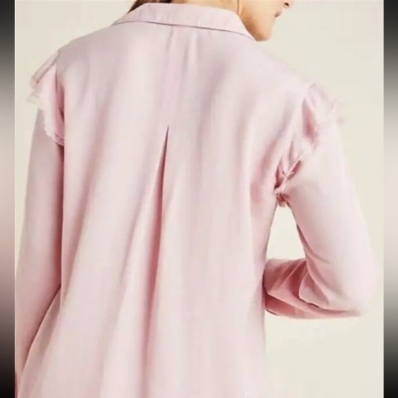 Cloth and stone mauve long sleeve button up - Picture 4 of 9